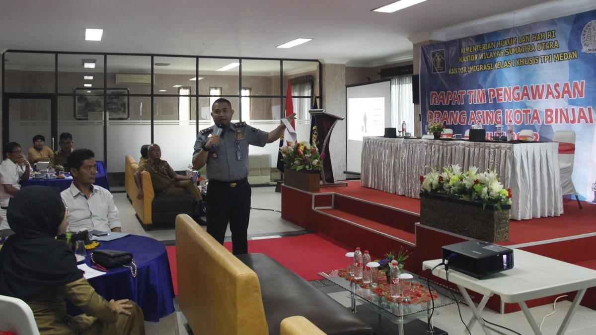 Rapat Timpora di Kantor Imigrasi Medan: Koordinasi Pengawasan Orang Asing