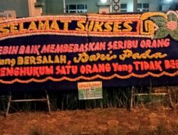 Misteri Menghilangnya Bunga ‘Pendukung Keadilan’ di Pengadilan Negeri Batam