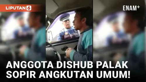 Viral! Anggota Dishub Menegur Sopir Angkutan Umum