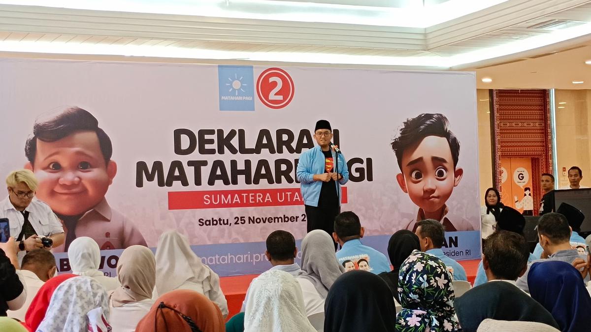 Dukungan Untuk Prabowo-Gibran Di Deklarasikan Oleh Matahari Pagi Sumut Dalam Perlawanan Terhadap Politik Identitas