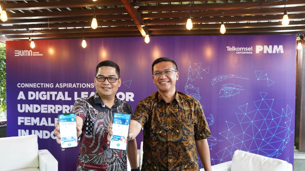 Kolaborasi Telkomsel dan PNM Tingkatkan Layanan Digital bagi 14,7 Juta Nasabah