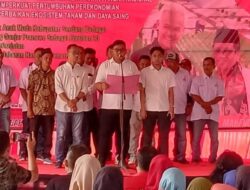 Deklarasi Relawan BNBG Sergai untuk Mendukung Ganjar-Mahfud diwarnai dengan Aksi Tanam Padi Serentak