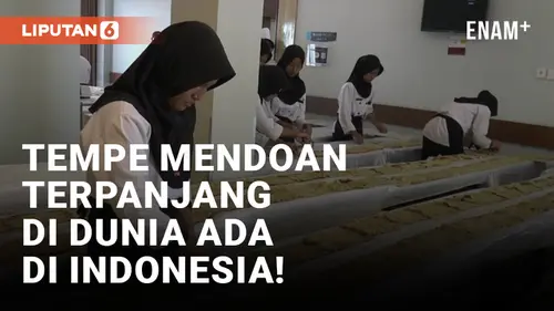 Video: Rekor Dunia Tempe Mendoan Terpanjang