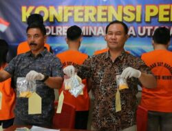 Dalam Sebulan, 4 Warga Minahasa Utara Diamankan atas Kasus Narkoba