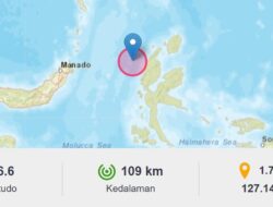 Gempa Magnitudo 6,6 Mengguncang Halmahera Barat Malut, Getarannya Terasa Hingga ke Manado