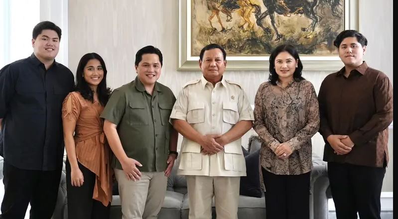 Erick Thohir Mendukung Prabowo