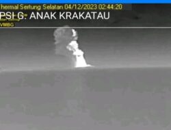 Gunung Anak Krakatau Kembali Meletus, Membuang Abu Vulkanik Hingga Ketinggian 1.000 Meter