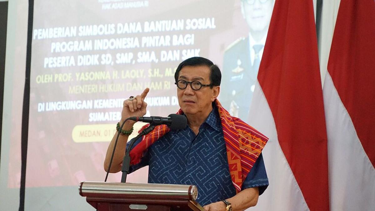 Yasonna Laoly: Program Perlindungan Iuran Pensiun (PIP) Membantu Mengurangi Beban Masyarakat Berpendapatan Rendah