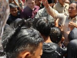 Prabowo Menghadiri Peresmian Sumber Air Bersih