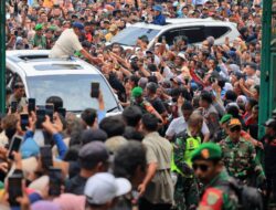 Ribuan Petani dan Peternak Donteri-sambut Prabowo di Sumedang