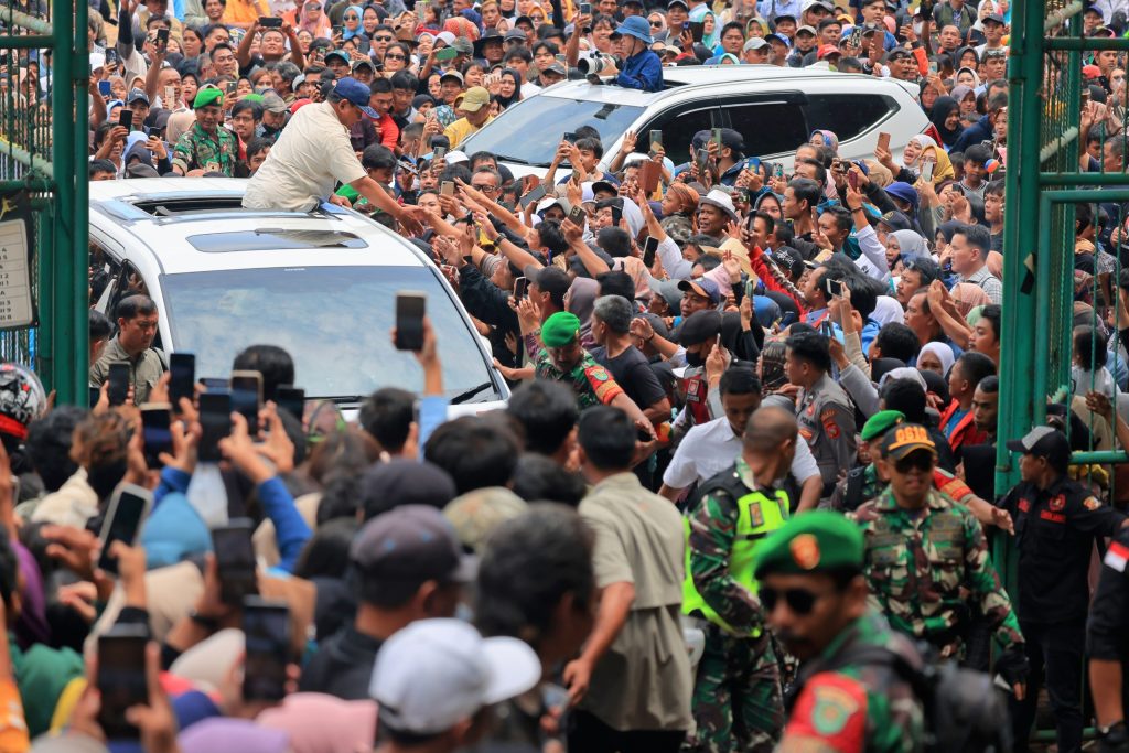 Ribuan Petani dan Peternak Donteri-sambut Prabowo di Sumedang