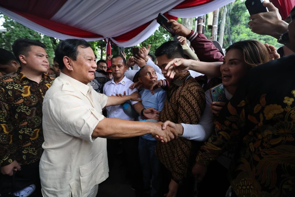 Setiap Interaksi dengan Rakyat Membangkitkan Energi Saya, ungkap Prabowo