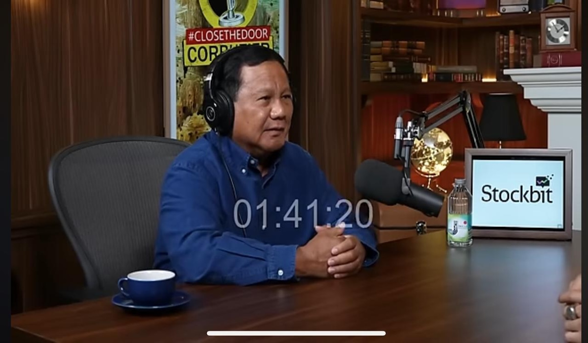 Prabowo Subianto dan Deddy Corbuzier Berbicara tentang Dendam yang Menguras Energi