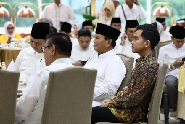 Prabowo Subianto Hadiri Acara Bukber Partai Golkar bersama Gibran, Menegaskan Menghormati Proses dan Menunggu Putusan MK