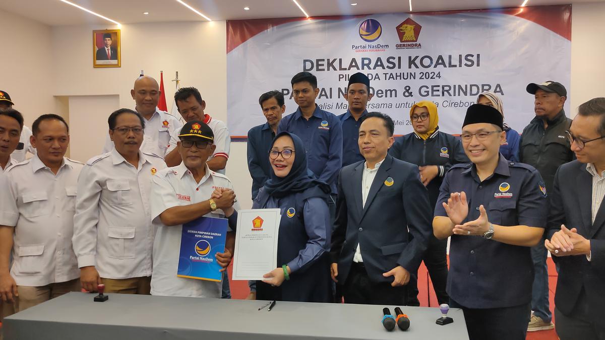 Nasdem dan Gerindra Kota Cirebon Berkoalisi Menyambut Pilkada 2024