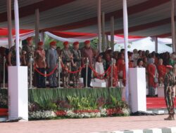 72nd Anniversary of Kopassus, Presenting the Song Ksatria Kusuma Bangsa for Prabowo Subianto