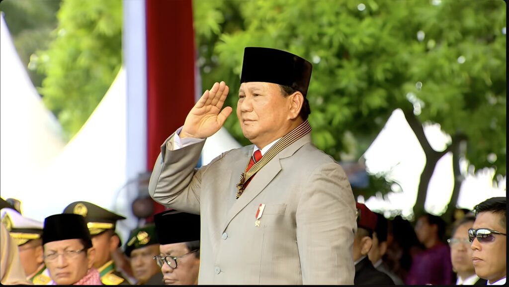 Prabowo Subianto excitedly resumes activities post-surgery at Bhayangkara’s 78th Anniversary