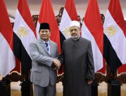 Imam Besar Al Azhar Mesir Mengucapkan Doa Agar Prabowo Subianto Lancar Memimpin Indonesia