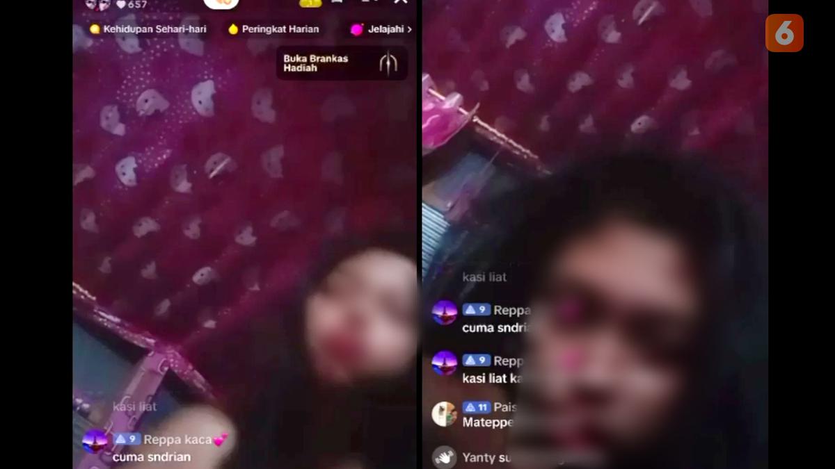 Wanita di Sidrap Viral saat Live di TikTok saat Berhubungan Intim dengan Selingkuhan