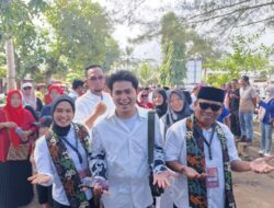 Cakra Khan Mendampingi Pasangan Calon Citra-Ino ke KPU Pangandaran