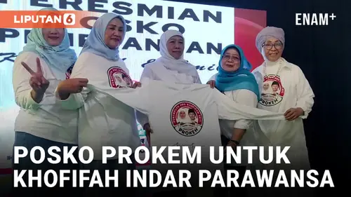 Video: Khofifah Indar Parawansa Menghadiri Acara Pembukaan Posko Prokem