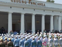 Prabowo Pimpin Upacara Hari Lahir Pancasila di Gedung Pancasila