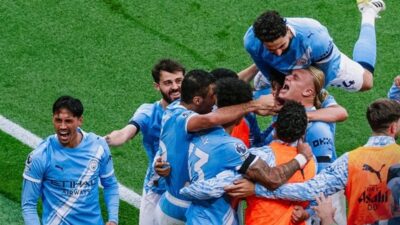 Haaland Brace: Manchester City Menang Telak atas Manchester United 3-0